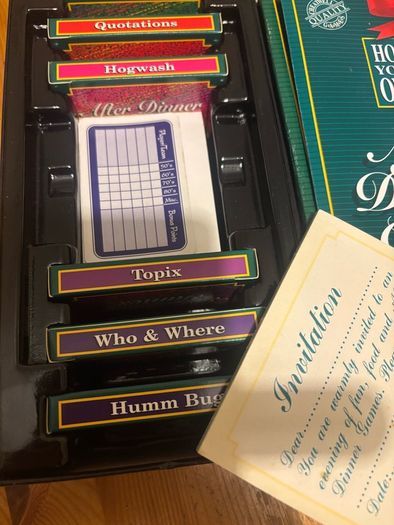 Host your own After Dinner Games.