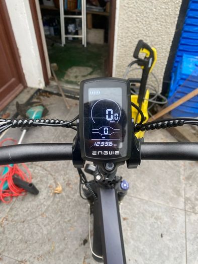 Electric enguie folding bike