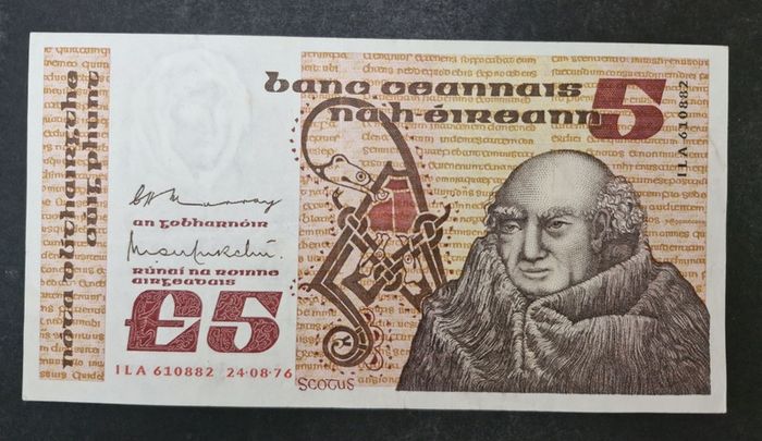Ireland 5 Pound 1977 Banknote