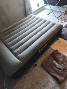 electric inflatable double airbed