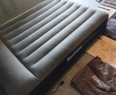 electric inflatable double airbed