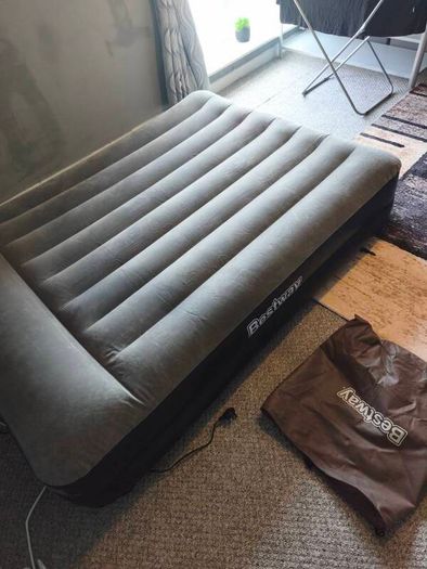 electric inflatable double airbed