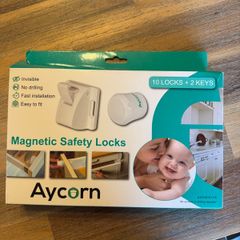 Aycorn Magnetic Safety Locks 10 Locks 2 Keys New