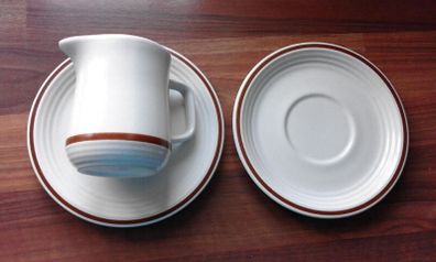 Vintage LA Marguerite Jug & 2 saucers