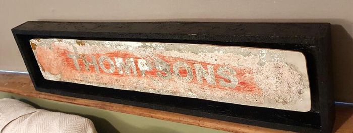 1950s Thompsons sign