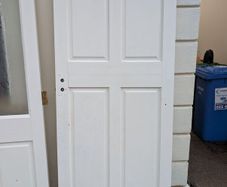 6 x Solid Wood White Doors