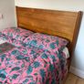 West Elm real wood double bed frame Image 4