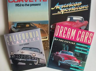 4 Classic American Car Books