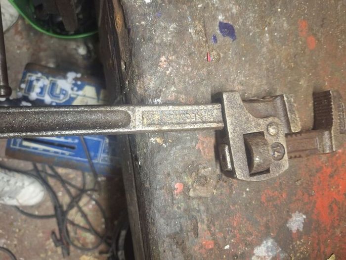14 inch  steel record Wrench