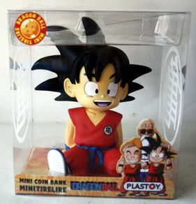 Dragon Ball Son Goku Coin Bank Money Box Figure Plastoy Toei New ! Vintage Mania