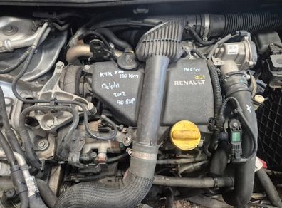Renault / Nissan 1.5dci k9k engine with delphi fuel system from 2012, can be seen running, 180km @ OCG