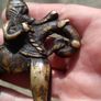 2 X Sokoto 19th Century Bronze Talisman Figures Image 10