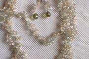 Toto sterling silver crystal matching set