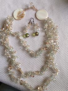 Toto sterling silver crystal matching set