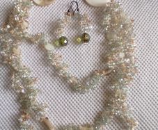 Toto sterling silver crystal matching set