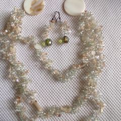 Toto sterling silver crystal matching set