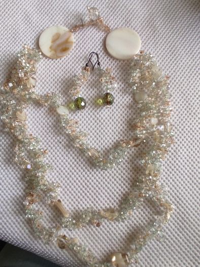 Toto sterling silver crystal matching set