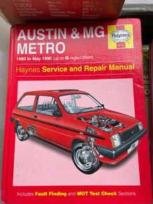 Haynes Manual: 80-90 Austin MG Metro Turbo