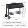 Raised Garden Bed, Galvanized Metal Planter Box Image 3
