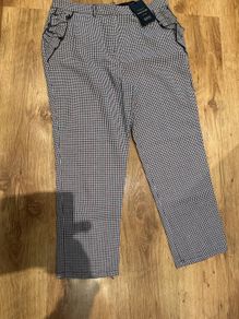 Check trousers BNWT River Island