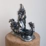 Metal Figure With Crystal - The Wizard Of The Lake Image 3
