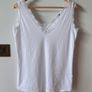 White lace vest top Image 3