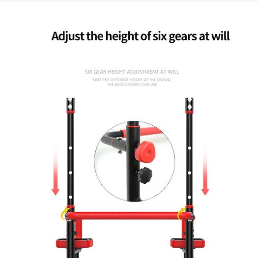 _Power Tower Pull up rack station Multi-Function Adjustable Pull Up/Dip Station Pull Up Bar for Home Gym Strength Training Fitness Workout Exercise Equipment