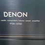 Denon POA-2200 Power Amplifier Vintage Image 2