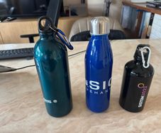 3 Water bottles
