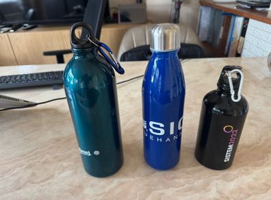 3 Water bottles