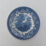 Lovely Vintage Blue and White 7.75 Inch Luncheon Plate By English Ironstone Tableware in a Lovely Cottagecore Style Idyllic Rural Scene Pattern Image 3