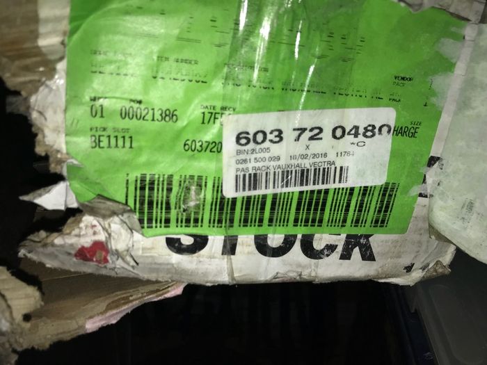 Opel Vectra steering rack