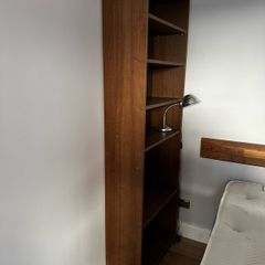 tall bookshelf with 6 adjustable shelves
