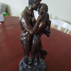 brass couple ornament