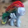 Rainbow Dash Brushable Figure Sparkle Glitter MLP G4 My Little Pony 2010 Image 3