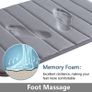 Memory Foam Bath Mat, 60 x 180 cm, Extra Soft Large Bathroom Mat Runner, Super Absorbent Non-Slip Bath Mats for Bathroom Floor Long Machine-Washable Dry Bath Rug Foot Mat, Dark Grey Image 3