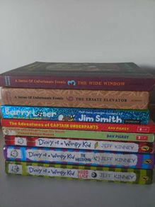 Kids Book Bundle Wimpy Kid, Captain Underpants & More