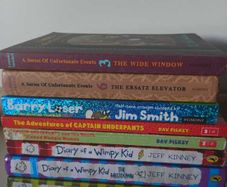 Kids Book Bundle Wimpy Kid, Captain Underpants & More
