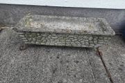 Old concrete planter