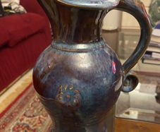 Large Colm De Ris Irish Pottery Water Jug