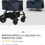 Brand new grey dog stroller Image 8