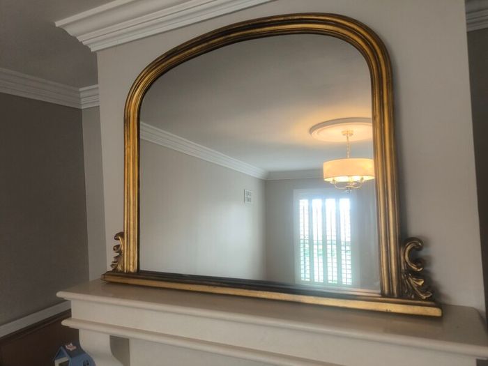 Large gold Mirror