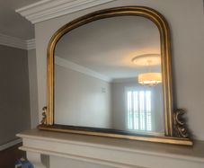 Large gold Mirror