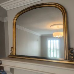 Large gold Mirror