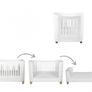 Gaia Baby Crib to Cot to Cotbed Image 5