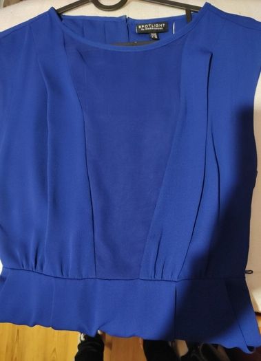 Warehouse Navy Midi Dress