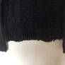Lecomte Ladies Black wool blend stylish jumper size 12 price includes postage Image 2
