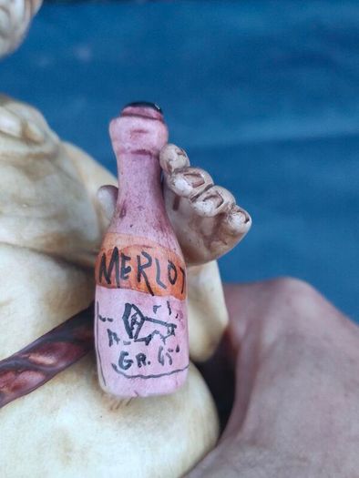 Vintage 10" Capodimonte "Merry Monk"