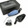 2Pcs Motorcycle Cycle eBike Aluminum 7/8" 22mm Bar End Side Rearview Mirror Universal Motorbike Bike Handlebar Rear View Mirrors Universal Image 2