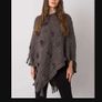 Charcoal Poncho Overlay One Size (will fit size 14 & 16) Image 3